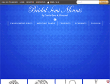 Tablet Screenshot of bridalsemimounts.com